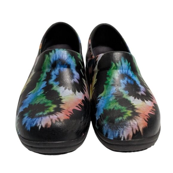 Crocs Neria Pro II Graphic Clog Tie Dye Work Nursing Shoes Womens Size 8 - Picture 5 of 9